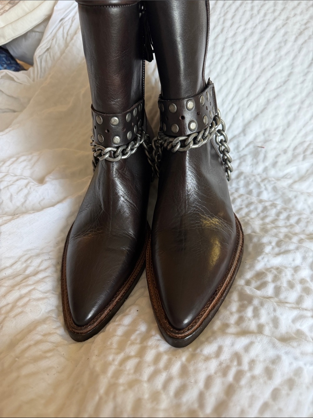 We The Free Aiden Chain Boots Women’s New US 10 - Picture 8 of 8